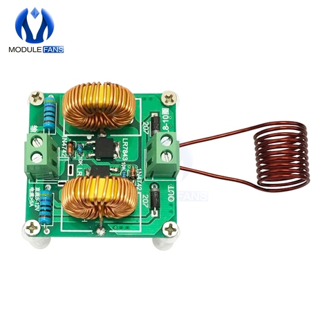 DIY Kits Mini ZVS Tesla High Voltage Generator Coil High Frequency Induction Heating Machine Module Board ► Photo 1/6