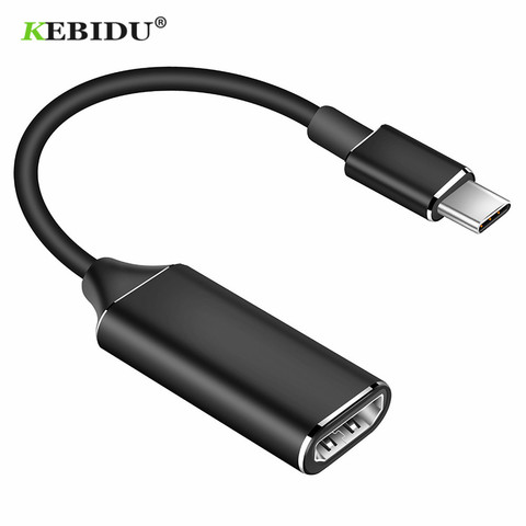 KEBIDU USB Type C to HDMI Adapter USB 3.1 (USB-C) to HDMI Adapter Male to Female Converter for PC Computer TV Display Phone ► Photo 1/6