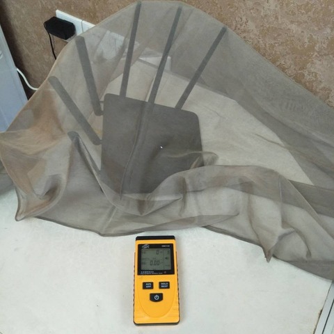 EMF Blocking Transparent Mosquito Net Fabric For 5G Protection ► Photo 1/6