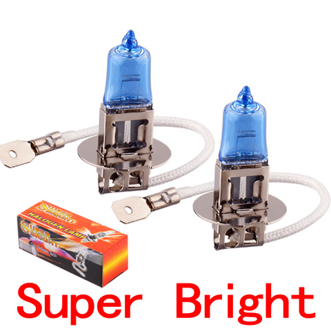 2pcs H3 Super Bright White Fog Halogen Bulb 100W Car Head Lamp Light 12V Car Light Source parking ► Photo 1/6