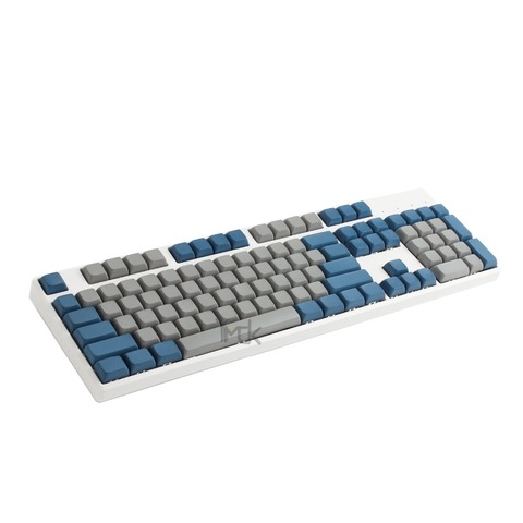 YMDK XDA Blue Gray Blank Full Keyset For MX Mechanical Keyboard Steelseries Ergodox Filco Corsair UHK Planck IKBC Vortex core ► Photo 1/6