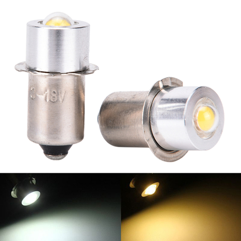 Practical 90Lumen DC3-18V P13.5S PR2 1W LED Flashlight For Interior Bike Torch Spot Lamp Bulb High Brightness Warm/Pure White ► Photo 1/5
