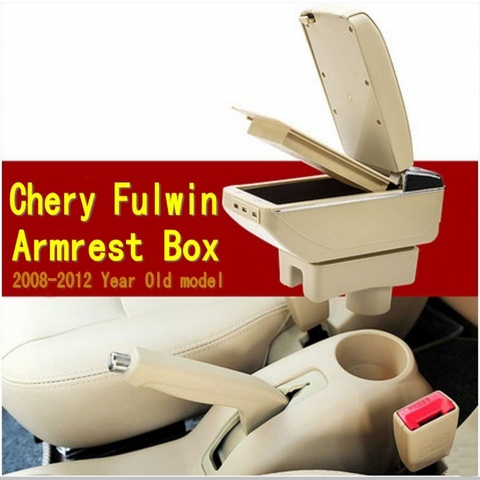 Car armrest central Store content Storage box with cup holder ashtray accessories for Chery A13 Very Celer fulwin 2 2008-2012 ► Photo 1/1
