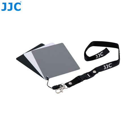JJC Camera White Balance Accurate 3-in-1Color Balancing Tool With Neck Strap 130x100x24mm Digital Grey Card for Canon/Nikon/Sony ► Photo 1/6