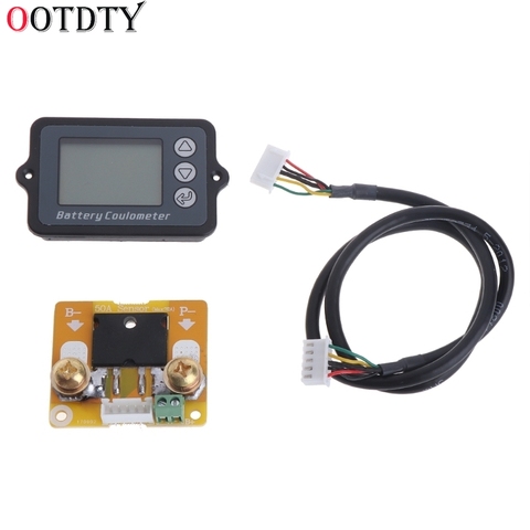 OOTDTY DC8-80V 50A Battery Coulometer TK15 Professional Precision Battery Tester for LiFePo Coulomb Counter ► Photo 1/6