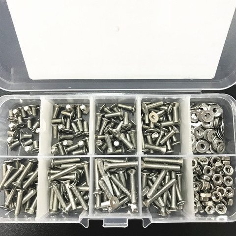 Countersunk Screws Head 304 Stainless Steel 300pcs/set Din7991 Hex Socket Machine Stainlness Flat High Quality Service ► Photo 1/6