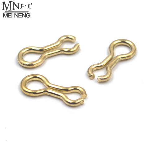 MNFT 200Pcs Plumbs Fishing Snaps Connector Accessories Fishing Swivels Fast Link Mould Lead Loop Inserts Sinker Eyes Clip Tackle ► Photo 1/6