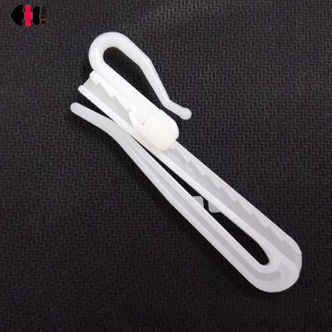 50PCS Curtain Hanging Hooks Ring Window White Plastic Curtain Hook For Home Curtain High Quality CP057C ► Photo 1/6