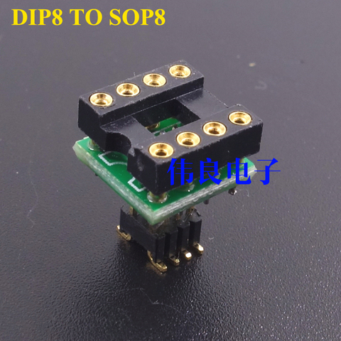 1 piece PCB for  Plug-in op amp to  patch op amp DIP8 to sop8 ► Photo 1/3
