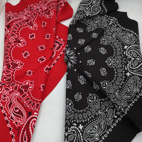 Hip Hop Bandana Unisex 100% Cotton 55*55cm Square Bandana