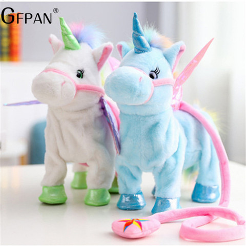2022 1pc Electric Walking Unicorn Plush Toy ► Photo 1/6