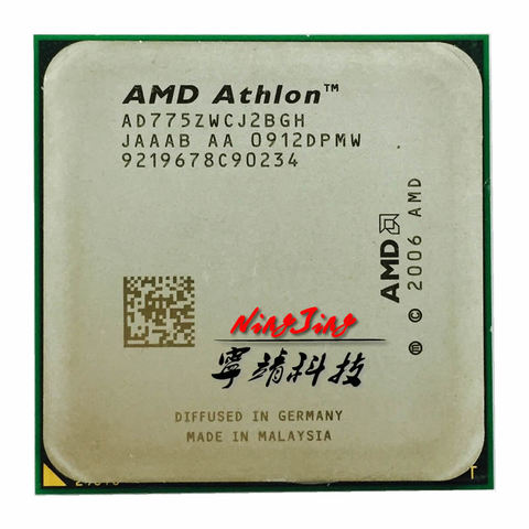 AMD Athlon X2 7750 775Z 2.7 GHz Dual-Core CPU Processor AD7750WCJ2BGH  AD775ZWCJ2BGH Socket AM2+ ► Photo 1/1