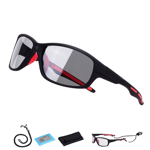 New Polarized Photochromic Cycling Glasses Mountain Bike Eyewear Women Men Outdoor Sport Road Bicycle Sunglasses Racing Goggles ► Photo 1/6