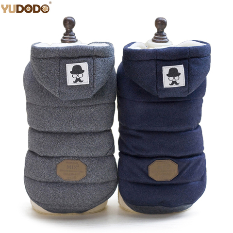 Winter Warm Pet Dog Clothes Hooded Thick Cotton Cat Puppy Dogs Coat Jackets S-XXL ► Photo 1/6