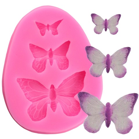 Silicone Butterfly Mold DIY Baking Chocolate Cake Candy Decorating Mould  Tools