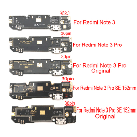 Power Charge For Xiaomi Redmi Note 3 Note3 Pro USB Dock Connector Charging Port Flex Ribbon Board For Redmi Note 3 Pro SE 152mm ► Photo 1/3