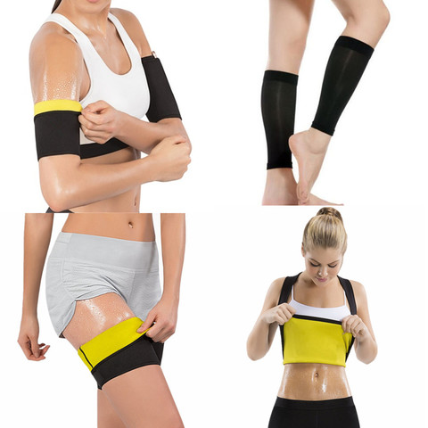 New Women Shapers Sweat Sauna Slimming shirt Body Shaper Arms