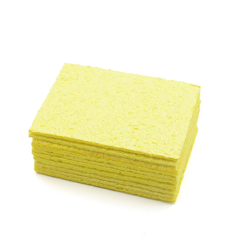 5/10Pcs Yellow Cleaning Sponge Cleaner for Enduring Electric Welding Soldering Iron ► Photo 1/6