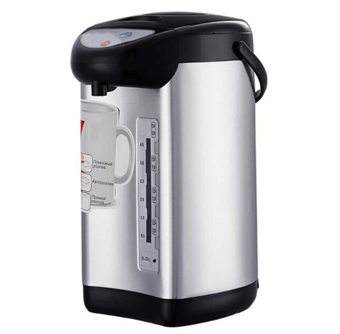 Electric bottle home insulation kettle stainless steel 5 liter bottle open intelligent thermostat large capacity power automatic ► Photo 1/6