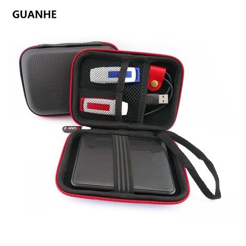 GUANHE New Carrying Case Bag for WD My Passport Ultra seagate 500GB 1TB Portable External Hard Drive HDD bag ► Photo 1/6