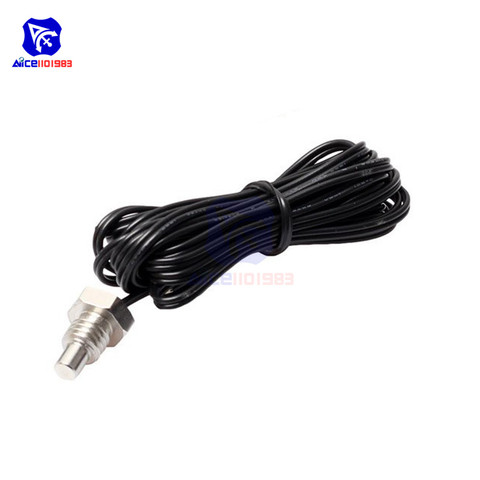 NTC 10K Thermistor Temperature Sensor M8 2m Waterproof Thread Probe Cable for Temp Controller Thermometer ► Photo 1/6