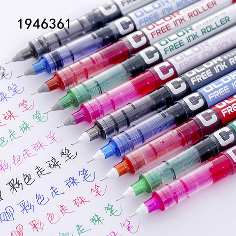 High Quality Multiple Colour Big Capacity Ink Gel Pen Student School Office Stationery Fine Roller Ball Pen New ► Photo 1/6