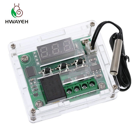 1PCS W1209 DC 12V heat cool temp thermostat temperature control switch temperature controller thermometer thermo controller ► Photo 1/6