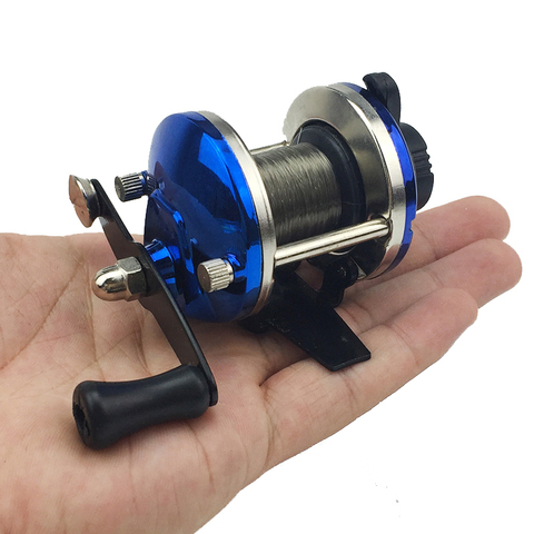 Mini Metal Bait Casting Boat Ice Fishing Reel Fish Bait cast Compact Design Metal Distant Bait cast Reel for Winter Fishing ► Photo 1/6