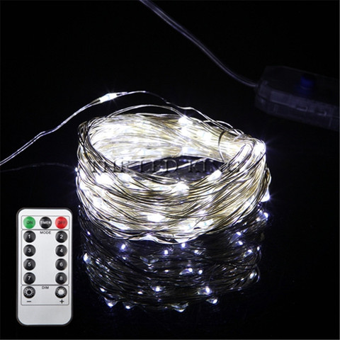 IR Remote 5M 10M USB Power Copper Wire Waterproof LED String Lights for Holiday Party Wedding Christmas Decoration Lighting ► Photo 1/6