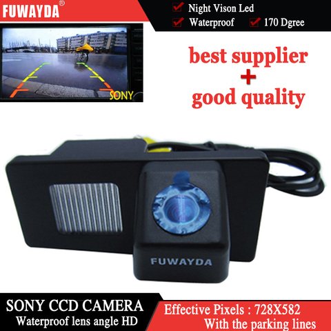 FUUWAYDA For SONY CCD Car Reverse Rear View Mirror Image With Guide/Parking Line CAMERA for Ssangyong Rexton / Ssang yong Kyron ► Photo 1/6