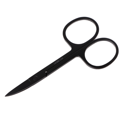 NEW Professional Nail Scissor Manicure For Nails Eyebrow Nose Eyelash Cuticle Scissors Curved Pedicure Makeup Tools ► Photo 1/6