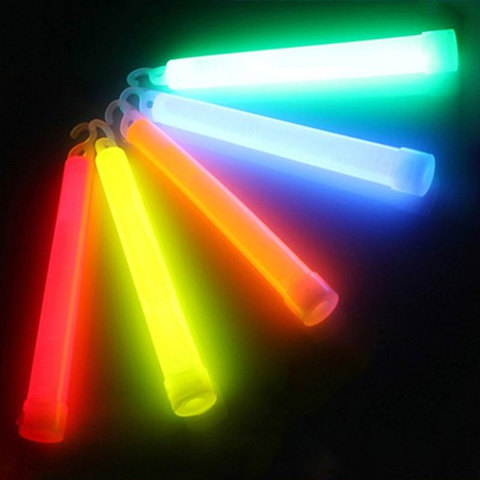 10pcs 6inch Industrial Grade Glow Sticks Light Stick Party Camping Emergency Lights Glowstick Chemical Fluorescent  M09 ► Photo 1/6