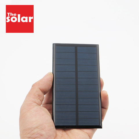 6VDC 167mA 1Watt 1W Solar Panel Standard Epoxy Polycrystalline Silicon DIY Battery Power Charge Module Mini Solar Cell toy ► Photo 1/1