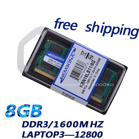 KEMBONA KBA16LS11/8 1600Mzh DDR3 8GB DDR3L 1.35 V PC3-12800L 1.35V Memory Ram Memoria for Laptop Computer Free Shipping ► Photo 1/3