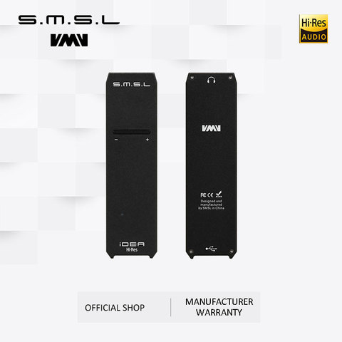 SMSL iDEA Mini Hi-fi Audio Portable USB DAC SABRE9018Q2C Portable USB DSD512 32bit/768kHz DAC and Audio Headphone Amplifier ► Photo 1/6