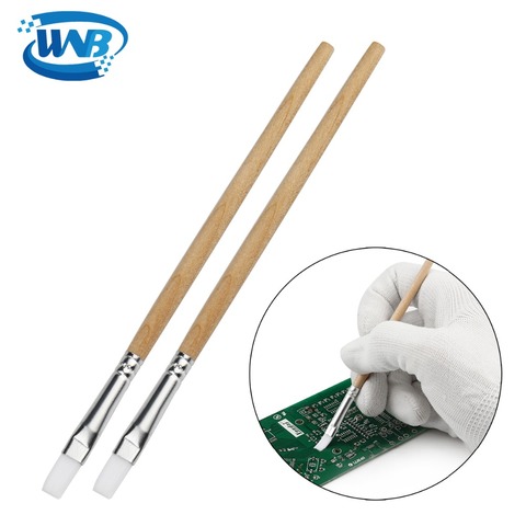 WNB 100pcs 130mm Tablet PCB Cleaning Repair Tools Soft Nylon Brush Dust Cleaner Computer Keyboard Cell Phone Paint Brush Kits ► Photo 1/6