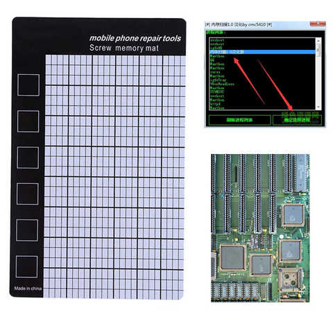  Magnetic Screw Mat Memory Chart Work Pad Mobile Phone