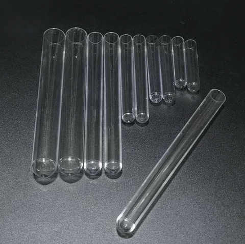 12pcs/lot Kinds of Glass Test Tubes with Round Bottom for School/Laboratory Glassware ► Photo 1/2