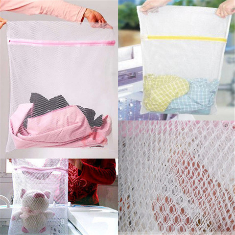Lingerie Washing Home Use Mesh Clothing Underwear Organizer Washing Bag Mesh Net Bra Wash Bag Zipper Laundry Bag ► Photo 1/6