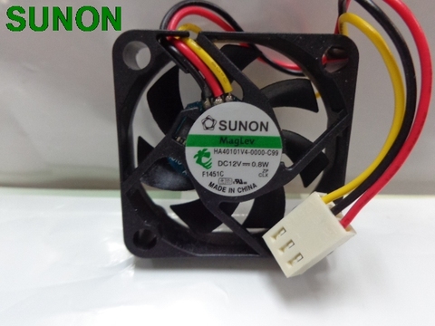 For Sunon HA40101V4-0000-c99 4010 40MM 4CM 40*40*10 Cooling fan 12V 0.8W 0.06A 3pin Support velocimetry ► Photo 1/3