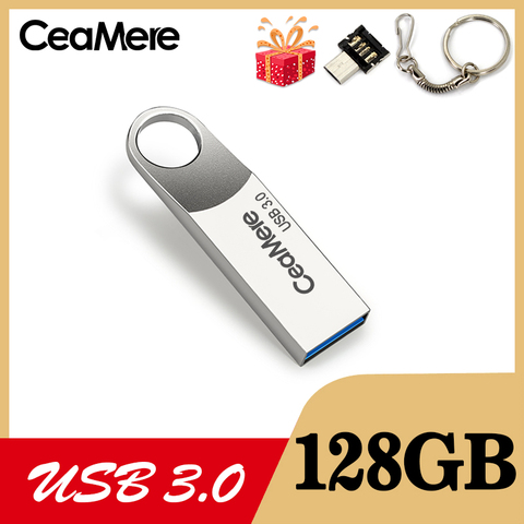 CeaMere USB Flash Drive 256GB/128GB/64GB/32GB/16GB Pen Drive Pendrive USB 3.0 Flash Drive Memory stick USB disk Free OTG ► Photo 1/6