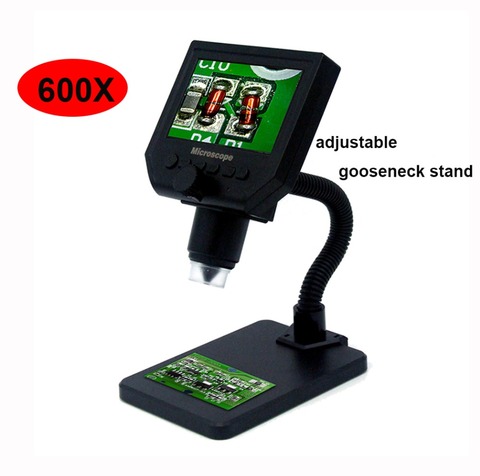 G600 600X electronic USB microscope digital soldering video microscope camera 4.3 inch lcd Endoscope magnifying Camera +LED ► Photo 1/6