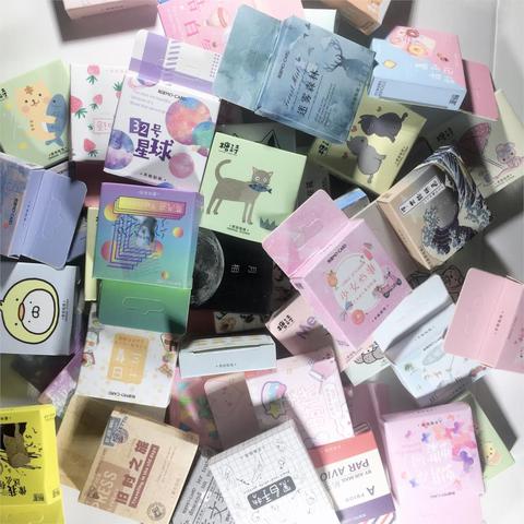 Cute cat Label Kawaii Diary Handmade Adhesive Paper Flake Japan Vintage box mini Sticker Scrapbooking  Stationery ► Photo 1/6