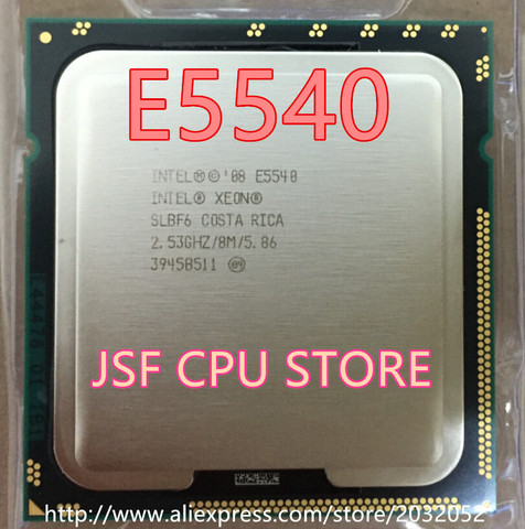 Original Intel Xeon E5540 processor (2.53GHz /LGA1366/8MB/Quad-Core/FSB 1366MHz)Server cpu (working 100% Free Shipping) ► Photo 1/1
