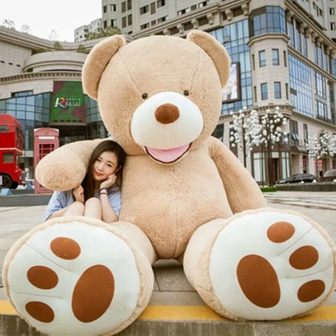 Selling Toy Big Size 160cm American Giant Bear Skin  kawaii Teddy Bear Coat Good Quality Factary Price Soft Toys For Girls ► Photo 1/6