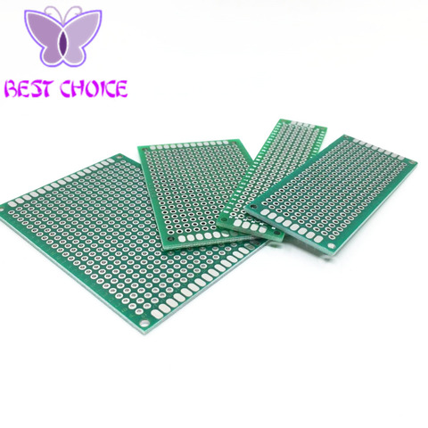 Dropshipping 4PCS 5x7 4x6 3x7 2x8cm double Side Copper prototype pcb Universal Board Fiberglass board ► Photo 1/6