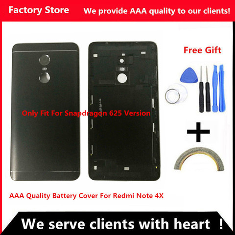 Battery Back Cover For Redmi Note 4X Battery Back Case For Redmi Note 4 Global Version Housing +Volume buttons + Power Buttons ► Photo 1/6