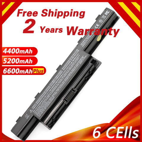 Goloolo Battery For Acer EMACHINES D440 D520 D640 D640G D642 D730 D732 D729 E442 E443 E529 E642 E732 E729Z MS2305 E730 AS10G3E ► Photo 1/6