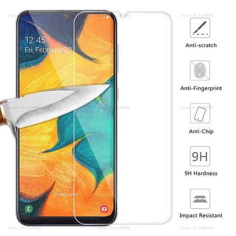 Tempered Glass For Samsung Galaxy A30 A50 Screen Protector 9H Safety Protective Film On A 30 50 A70 A40 A60 M20 M30 A10 A51 A71 ► Photo 1/6