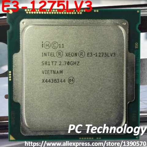 Original Intel Xeon E3-1275LV3 CPU 2.70GHz 8M LGA1150 Quad-core Desktop E3-1275L V3 processor Free shipping E3 1275LV3 ► Photo 1/1